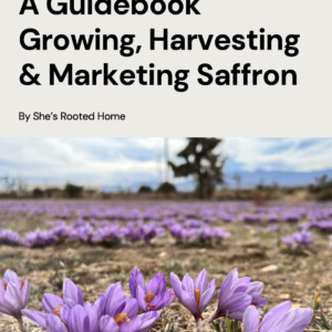 Guidebook (Growing, Harvesting & Marketing Saffron)